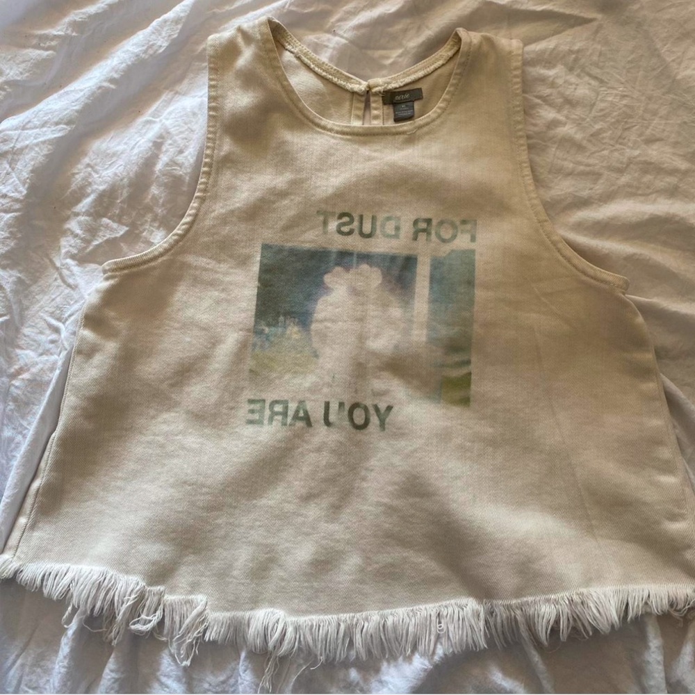 Aerie Denim Graphic top